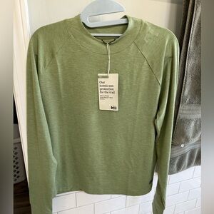 REI Olive Long Sleeve Top